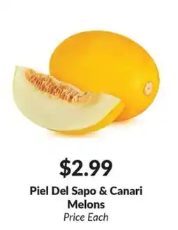 Woodman's Piel Del Sapo & Canari Melons offer