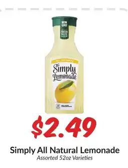 Woodman's Simply All Natural Lemonade offer