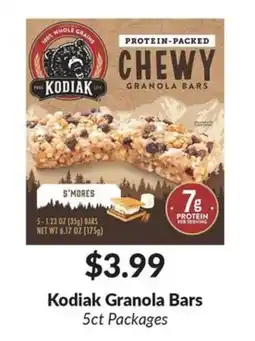 Woodman's Kodiak Granola Bars offer