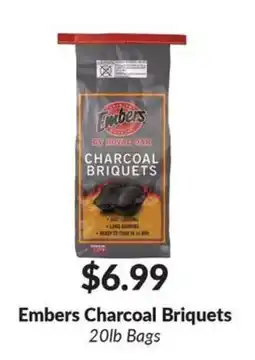 Woodman's Embers Charcoal Briquets offer