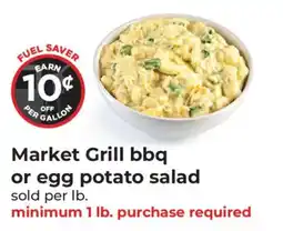 Hy-Vee Market Grill bbq or egg potato salad offer