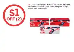 Woodman's Coca-Cola brand Minis offer