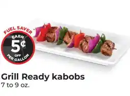 Hy-Vee Grill Ready kabobs offer