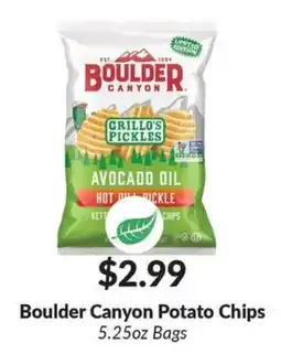 Woodman's Boulder Canyon Potato Chips offer