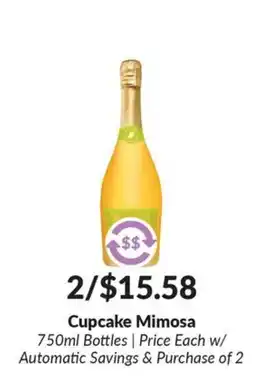 Woodman's Cupcake Mimosa offer