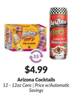 Woodman's Arizona Cocktails offer
