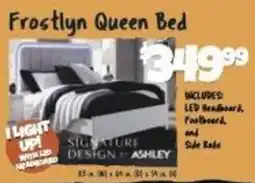 Big Lots Signature Design by Ashley Frostlyn Queen Bed offer