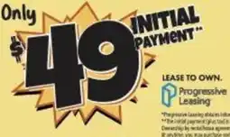Big Lots Progressive Leasing Lease To Own offer