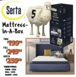 Big Lots Serta mattress-in-a-box offer