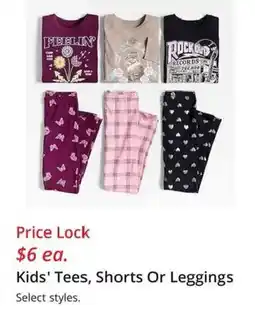 JC Penney Kids' Tees, Shorts Or Leggings offer