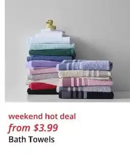 JC Penney Bath Towels offer