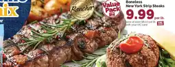 Harris Teeter Boneless New York Strip Steaks offer