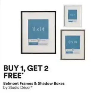 Michaels Belmont Frames & Shadow Boxes by Studio Décor offer