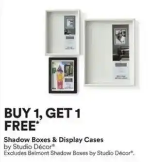 Michaels Shadow Boxes & Display Cases by Studio Décor offer