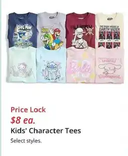 JC Penney Kids' Character Tees offer