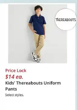 JC Penney Kids' Thereabouts Uniform Pants offer