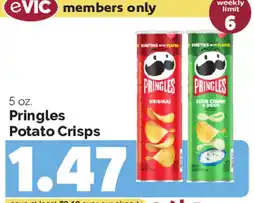 Harris Teeter Pringles Potato Crisps offer