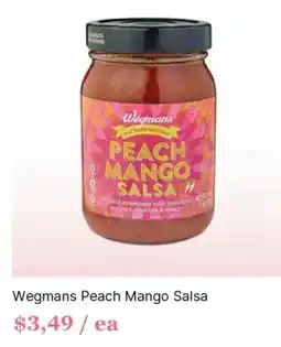 Wegmans Wegmans Peach Mango Salsa offer