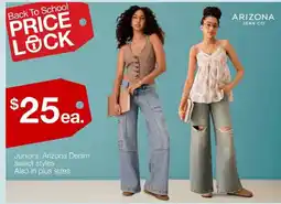 JC Penney Juniors' Arizona Denim offer