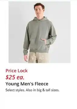 JC Penney Young Men's Fleece offer
