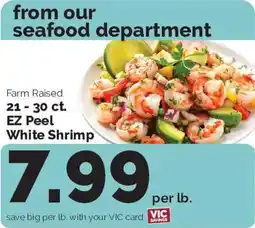 Harris Teeter EZ Peel White Shrimp offer