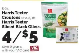 Harris Teeter Harris Teeter croutons or sliced black olives offer