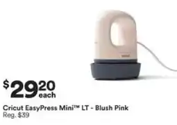 Michaels Cricut EasyPress Mini LT - Blush Pink offer