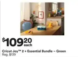 Michaels Cricut Joy 2 + Essential Bundle - Green offer