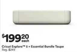 Michaels Cricut Explore 5 + Essential Bundle Taupe offer