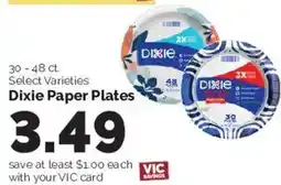 Harris Teeter Dixie Paper Plates offer