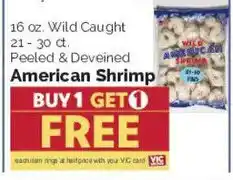 Harris Teeter American Shrimp offer