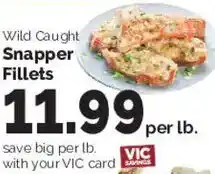 Harris Teeter Wild Caught Snapper Fillets offer