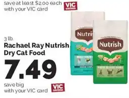 Harris Teeter Rachael Ray Nutrish Dry Cat Food offer