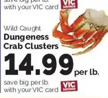 Harris Teeter Wild Caught Dungeness Crab Clusters offer