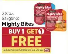 Harris Teeter Sargento Mighty Bites offer