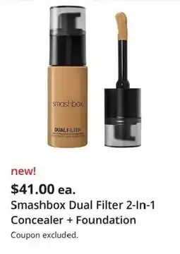 JC Penney Smashbox Dual Filter 2-in-1 Concealer + Foundation offer