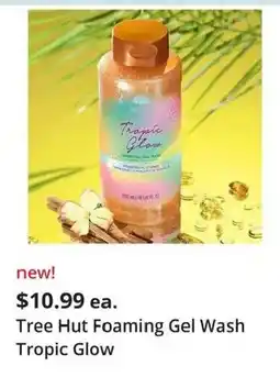 JC Penney Tree Hut Foaming Gel Wash Tropic Glow offer