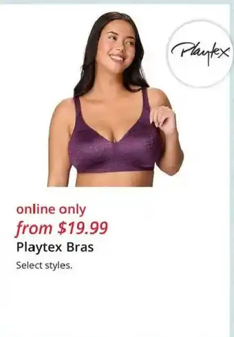 JC Penney Playtex Bras offer