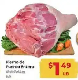 Supermercado El Rancho Whole Pork Leg offer