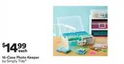 Michaels 16-Case Photo Keeper by Simply Tidy offer