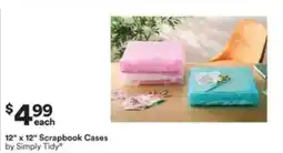 Michaels 12" x 12" Scrapbook Cases by Simply Tidy offer