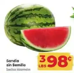 Supermercado El Rancho Seedless Watermelon offer
