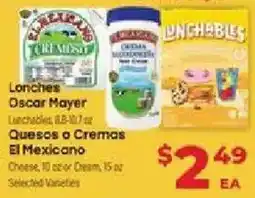 Supermercado El Rancho Lunches Oscar Mayer offer