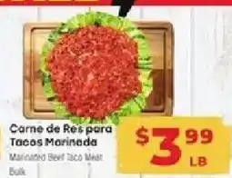 Supermercado El Rancho Marinated Beef Taco Meat offer