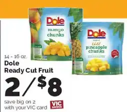 Harris Teeter Dole Ready Cut Fruit offer
