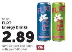Harris Teeter Flrt Energy Drinks offer