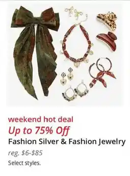 JC Penney Fashion Silver & Fashion Jewelry offer