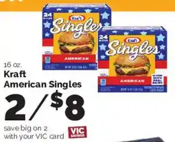 Harris Teeter Kraft American Singles offer