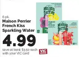 Harris Teeter Maison Perrier French Kiss Sparkling Water offer