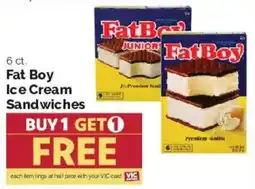 Harris Teeter Fat Boy Ice Cream Sandwiches offer